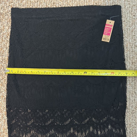 Black Lace Ardene Skirt NWT - Picture 6 of 9